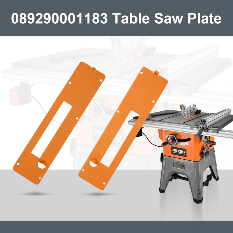 Thaekuns 089290001183 Table Saw Dado Throat Plate for Ridgid R4513