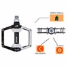 Bicycle Pedals-Aluminium Alloy Bicycle Pedals-Mountain Bike Pedals with Removable Non-Slip