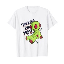 Thinking Of You Funny Voodoo Doll Sassy Attitude Witchcraft T-Shirt
