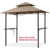 MASTERCANOPY Grill Gazebo Replacement Canopy Top for Model L-GG001PST-F (Beige)