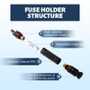 20A Solar Fuses Holder Inline, 2PCS DC 1000V 20 Amp