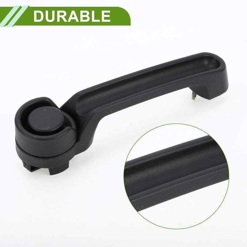 HOPESPANNER No.55395410AH Tailgate Handle Replacement for Jeep Wrangler 2007-2017 Black