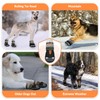 SlowTon Dog Boots - Waterproof Paw Protector for Winter, Dual