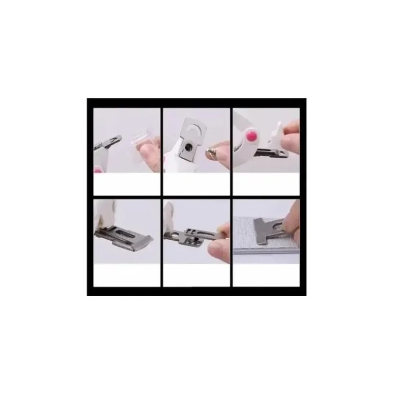 Corta Tip Profesional Para Uñas Postizas Con Medida