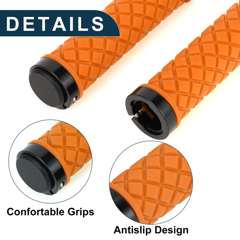 TUCKBOLD Bike Handlebar Grips Covers 128mm Long Lightweight | Bicycle