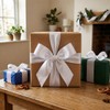 Decoraparty Nastro Bianco 50 mm in Doppio Raso da 25
