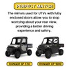 Ranger Side Mirrors Door Mounted,SHEJISI UTV Mirrors Compatible with 2018-2024
