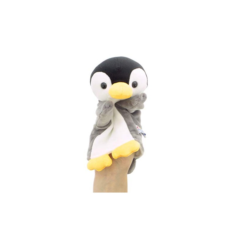 PUPPET COLLECTION MARINE Baby Penguin Hand Puppet, Black, Kids