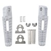 TCT-MOTORPARTS Chrome Rear Passenger Foot Pegs Footrest Set Fit For