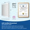 Hibbent cUCPC Certified Metal Showerhead, 10'' High Pressure Rainfall Shower