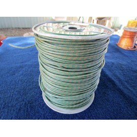 Whitaker 16 GAUGE BRAIDED AUTOMOTIVE AIRCRAFT ELECTRICAL WIRE GREEN VINTAGE NOS Per Foot