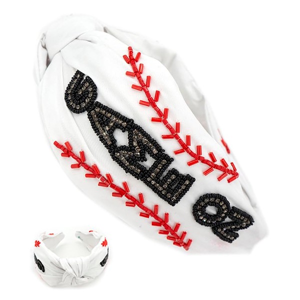 Miracle Collection Top Knotted beaded Baseball Golf Pickle Ball Tennis