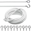 EveryHome 3 Metre Net Curtain Wire with 6 Eyes +