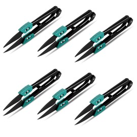 Damita 4.2 inch Sewing Scissors - Wider Handle Thread Snips - Professional Snips Scissors for Sewing, Quilling, Stitch, DIY Supplies (6 pack)