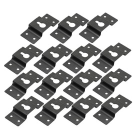 KOMBIUDA 30 PCS Hanger Connector for Audio Speaker Iron Hanging Speaker Bracket Lightweight and Easy to Install for Home Theatre Setup