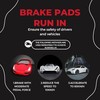 YxpBrake Ceramic Brake Pads Front and Rear Fit for Dodge