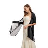 Shawl Scarve Wraps Soft Chiffon Lace Pashmina for Evening Dresses