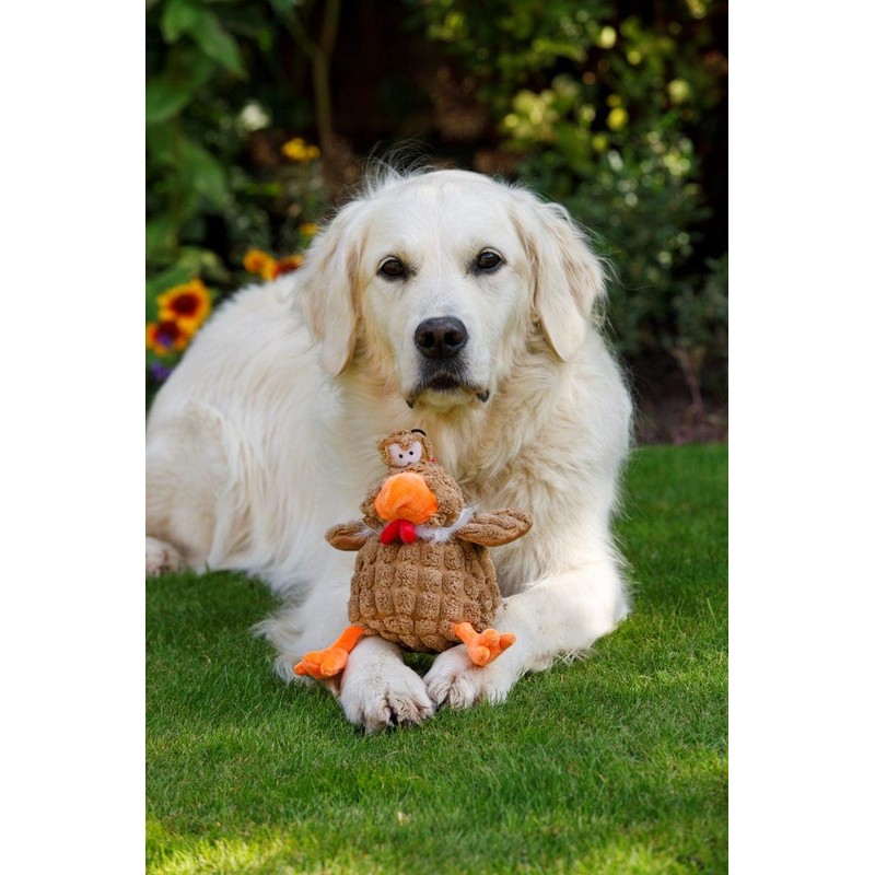 Petface Farmyard Buddies Chunky Chicken Plush Dog Toy
