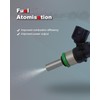 Amblee 2-Pack Fuel Injector Compatible with 2014-2022 Polaris General 1000/4