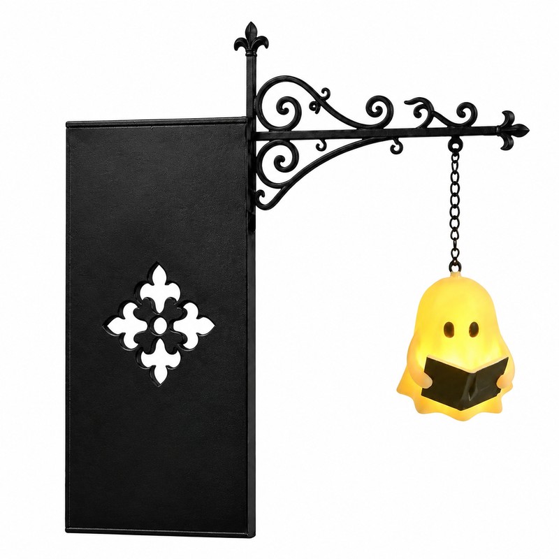 Witch Bookshelf Lantern for Book Nook Decor – Warm Hanging