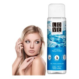 Love Factory Lubricante Intimo Gel Para Masajes Neutro 120ml