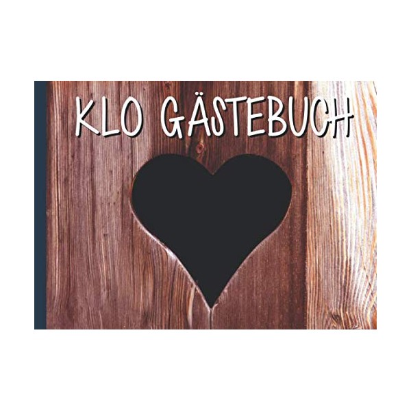 Klo Gästebuch: WC Gästebuch - Lustiges Geschenk zum Einzug -