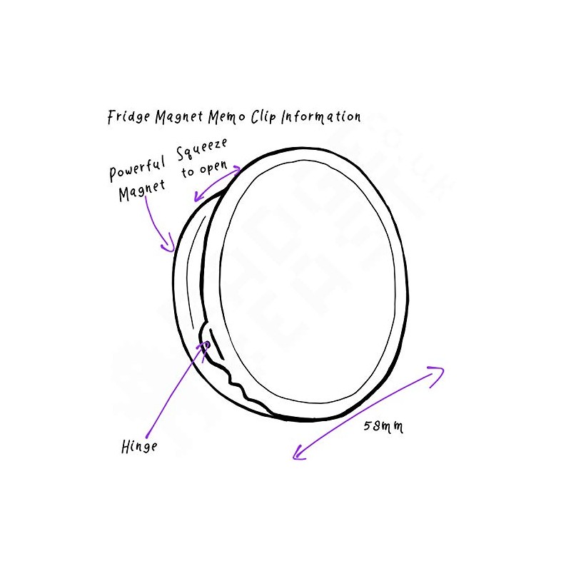 I Love Mac N Cheese - Fridge Magnet Memo Clip