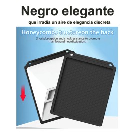 Funda Protectora De Silicon Antirrayas Para Starlink Mini Negro