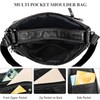 WITERY Crossboby Bag for Women - Soft PU Leather Multi-Pocket