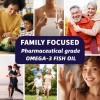 NuvitaGarden (2 Pack) Fish Oil 3000mg, Extra Strength EPA &