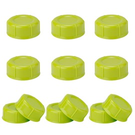 12pcs Narrow Baby Bottle Caps for Dr Brown, BPA-Free Travel Bottle Caps Leakproof Baby Bottle Storage Lids with Sealing Gasket Replacement Parts for Medela Ameda (Green)