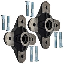 NICHE Front Rear Wheel Hub for Polaris RZR XP 1000 Turbo 5139265 5138412-067 2 Pack