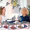 24 Packs Racing Flag Treat Boxes Cars Party Gift Box