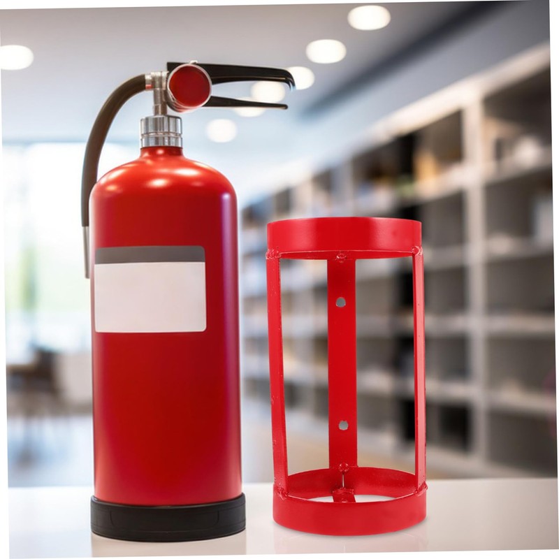 HOMSFOU Metal Holder Stand Extinguisher Base for Office Easy Installation