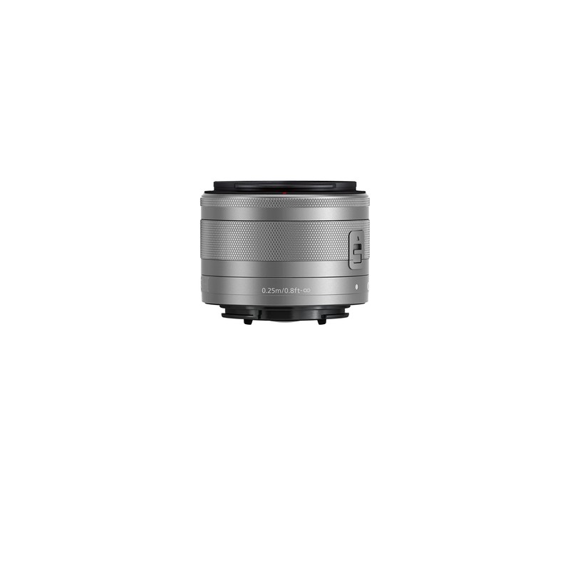 Canon EF-M 15-45mm f/3.5-6.3 Image Stabilization STM Zoom Lens (Silver)
