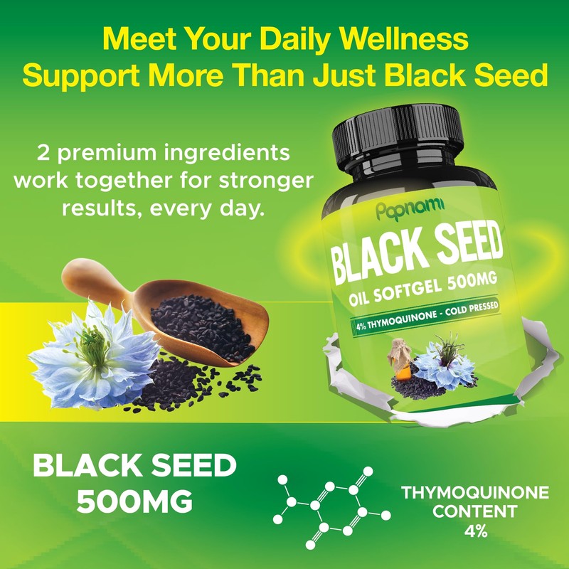 Premium Black Seed Oil Softgel Capsules - 2 Packs 60