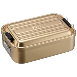 Skater AFT8B-A Aluminum Lunch Box, Fluffs Easily, 28.7 fl oz (850 ml), Large Capacity, Men's, Mineral Tone Gold