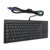 Industrial Keyboard Touchpad Wired Connection X Scissor Foot Plug and