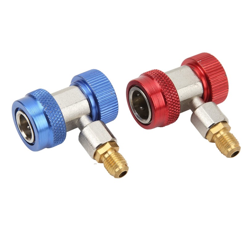 BOROCO Air Conditioning Charging Valve, 2 x R134a AC Air