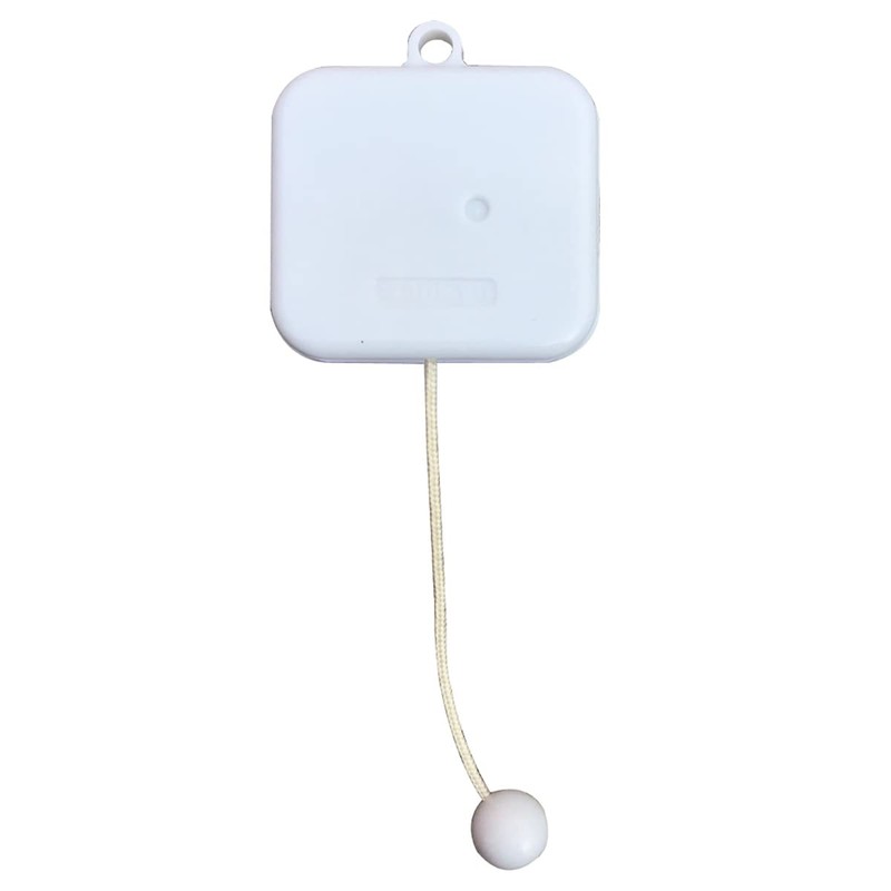 BinkeGG White Plastic Pull String Cord Music Box with Sankyo