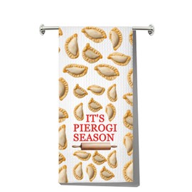G2TUP Polish Pierogi Kitchen Towel Polish Dumplings Dish Towel Polish Dumplings Housewarming Gift (It's Pierogi)