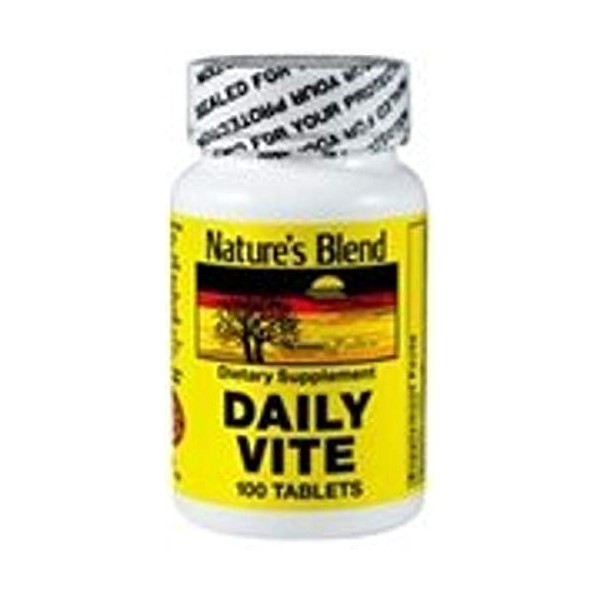 Nature's Blend Daily Vite 100% Daily Value 100 Tablets