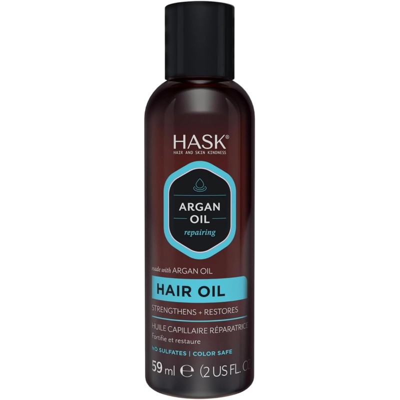 Hask Repairing Shine Hair Oil Argan Oil, 2 Ounce