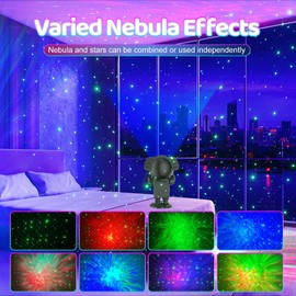 Galaxy Projector, Star Projector Galaxy Light Projector for Bedroom with Timer and Remote, Night Light Projector for Kids, Ideal Choice for Birthdays, Christmas, Valentine's Day
