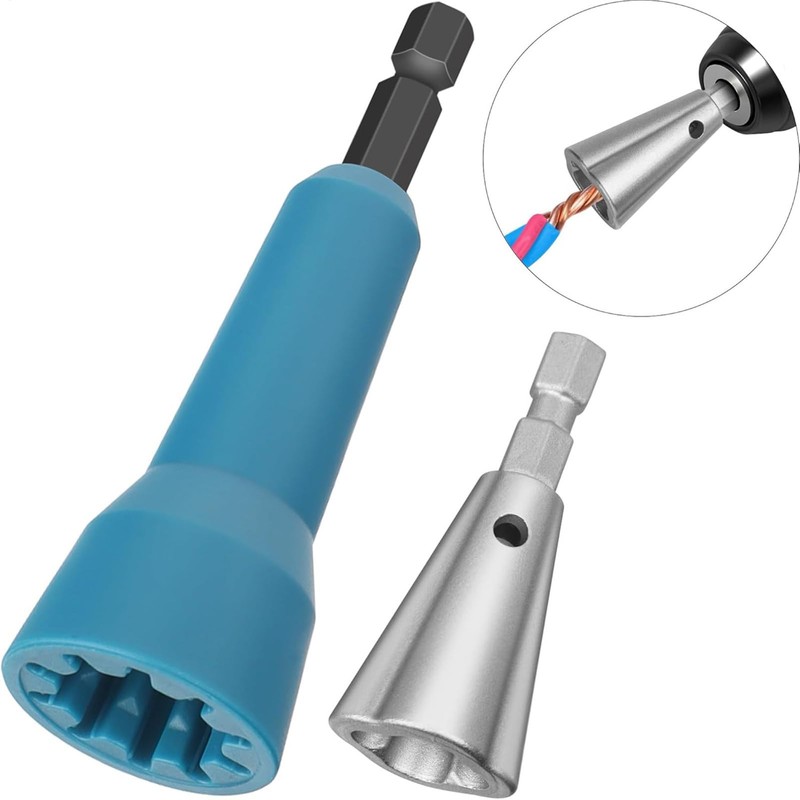 Wire Nut Twister | Wire Stripper Drill Attachment | Professional