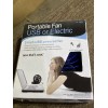 O2 COOL 5" Portable Fan USB 2.0 or Electric Powered