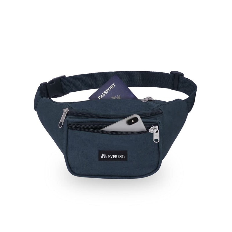 Everest Signature Waist Pack - Large, Black, One Size