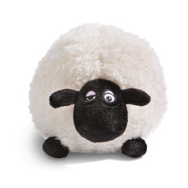 NICI 49188 Cuddly Toy Shaun the Sheep Shirley 17 cm White Soft Plush Toy Cute Plush Toy for Cuddling and Playing, for Children and Adults Great Gift Idea