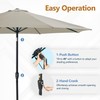 Kiss the Water Large Outdoor Patio Umbrella with Push Button
