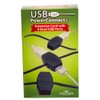 Holiday Ornament USB 12 Power Outlets Extension Cord, 10-feet Long,